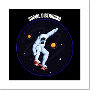 Social Distancing Keep 6 Feet Away Posters and Art